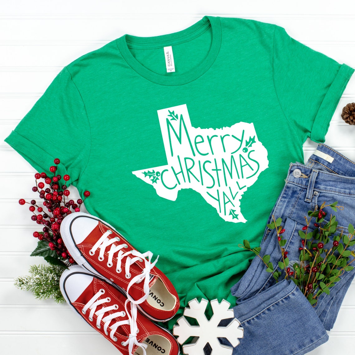 Merry Christmas Y'all Texas Merry Christmas Texas Etsy