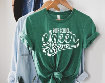 Cheer Mom | Personalized Tee | Cheerleading | Mom Squad |