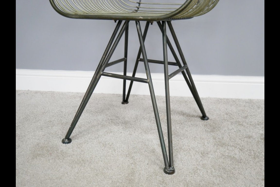 Conjunto de 2 sillas de comedor de estilo retro industrial | Etsy