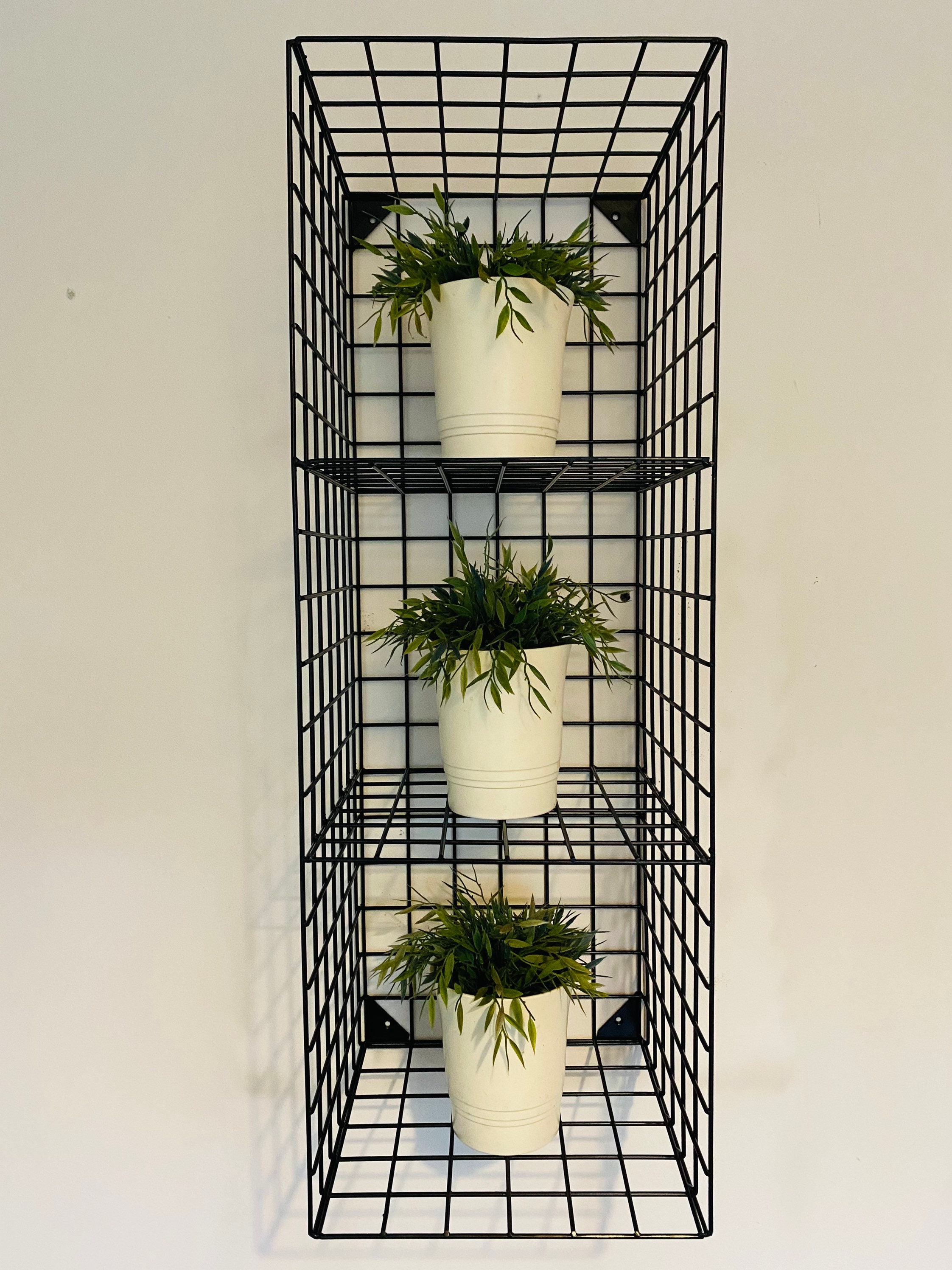 Metal wire mesh storage cube wall unit shelves Etsy