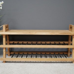 Banco de almacenamiento de zapatos | Etsy