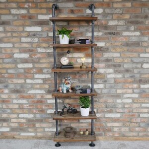 Industrial Pipe Wall Shelves 6