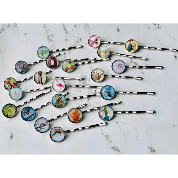 Hair Pins Bobby Pins Hair Clips Colorful Hair Pins Hair Etsy