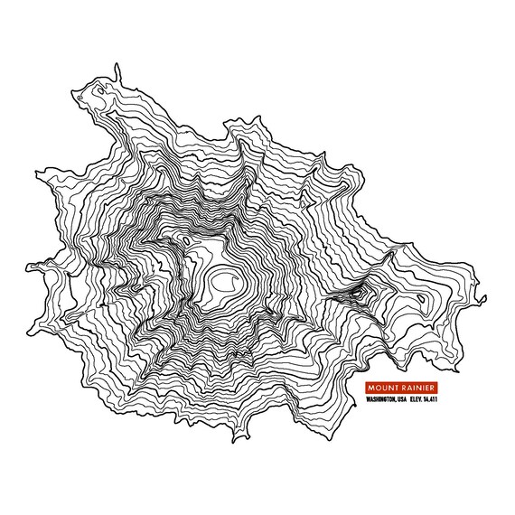 Featured image of post Line Drawing Mt Rainier Outline