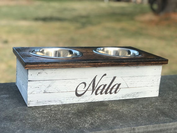 Elevated Dog Bowls & Cat Dishes - Custom Pet Feeder