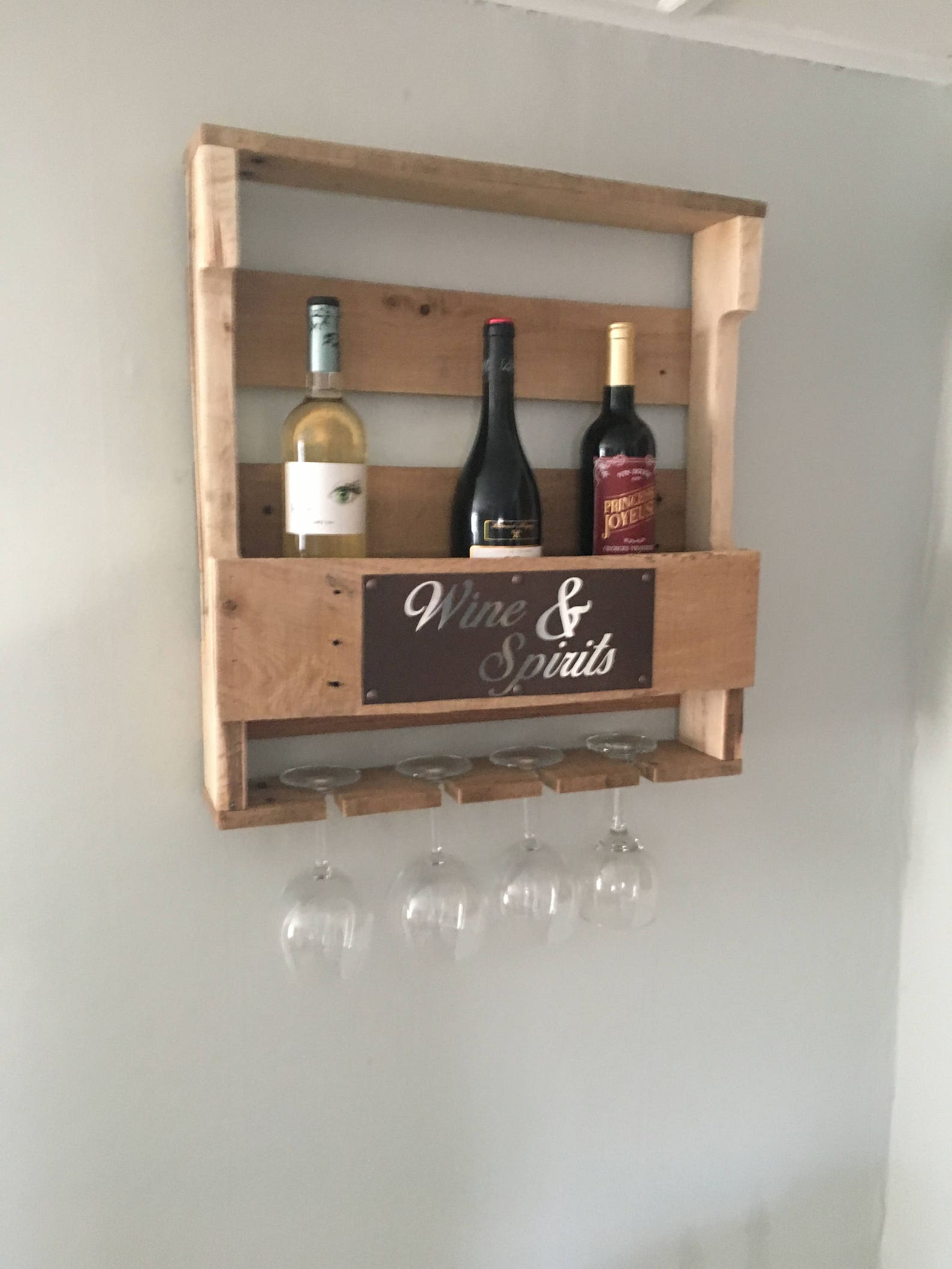 Personalized Wine Rack Pallet Wine Rack Pallet Wine Bar Etsy