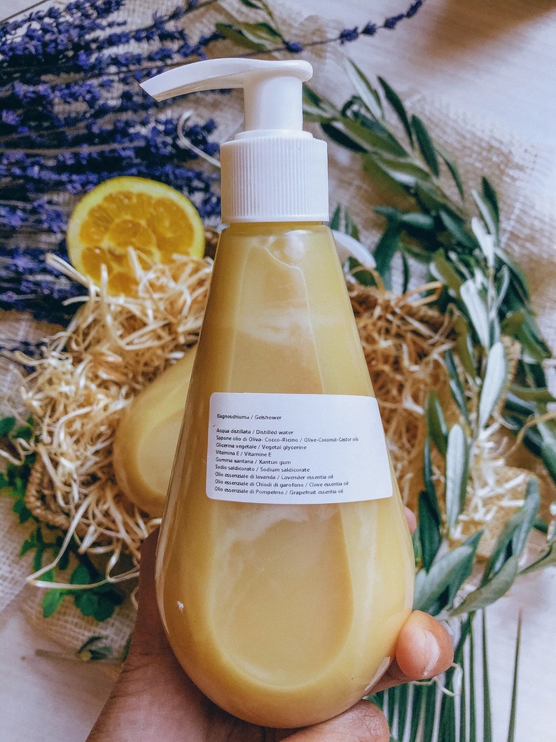 Natural Organic Shower Gel Handcrafted 100% Handmade & - Etsy