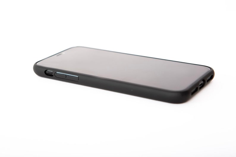 Coque de portable en cuir croco noire gaufrée personnalisée pour iPhone X Xs Xr Max 8 PLUS 7 monogramme initial personnalisé couverture personnalisée or image 4