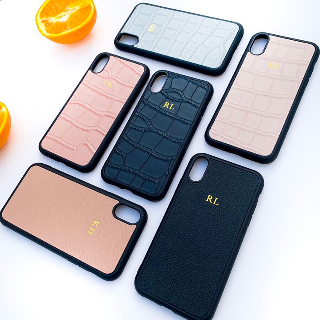 Personalized Iphone XR Leather Phone Case Iphone Xr Case Etsy UK