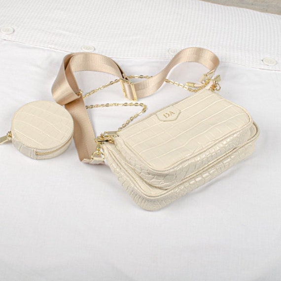 cream cross body bag
