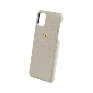 IPhone 11 Grey Pebble Leather Personalised Phone Case, Custom iPhone 11 ...