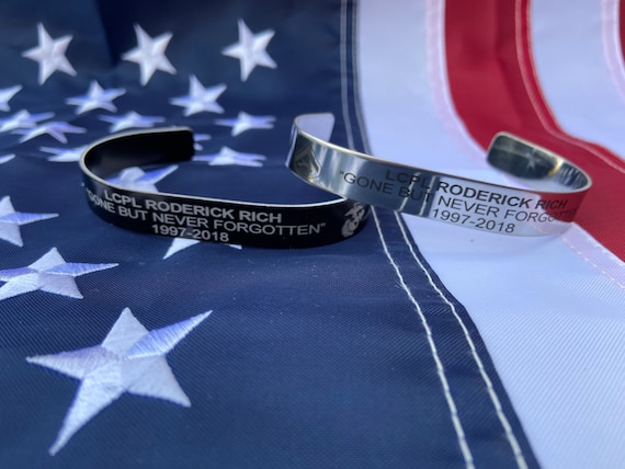 Memorial bracelets shop usmc