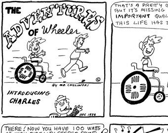 Self-Published the Adventures of Wheeler Comic Book