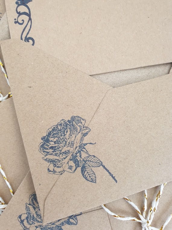 100 Buste Kraft + 100 Biglietti Vergini - Set Completo Per Regali, Inviti E Messaggi Fai Da Te - Foto 9