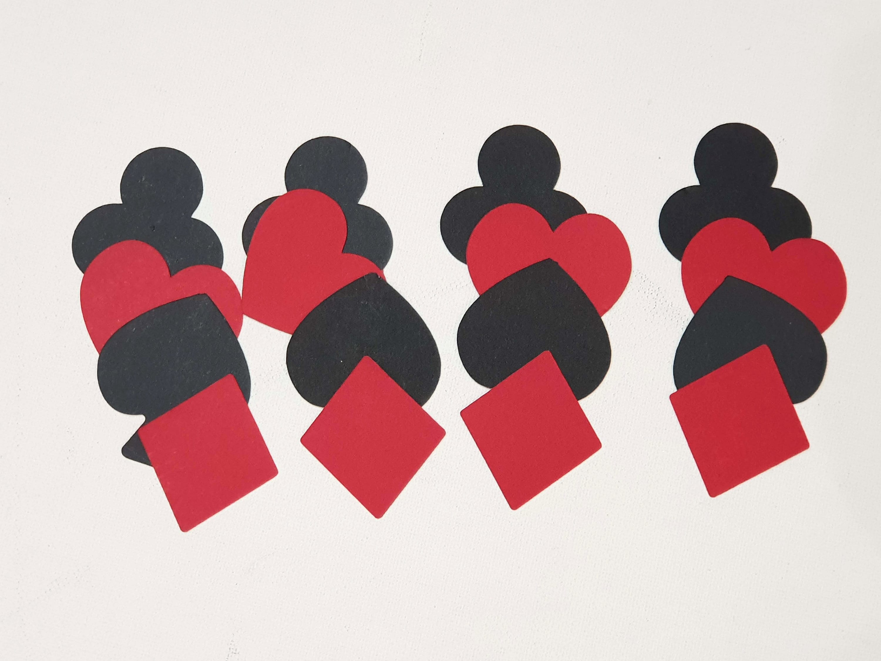 Casino Party Casino Wedding PACK OF 20 Diamonds Hearts Etsy