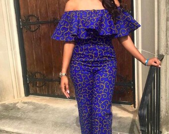 african print jumpsuit styles