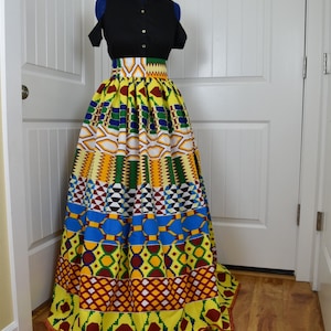 African Skirt/Ankara Skirt/Maxi Skirt/Plus Size/African Dress/Ankara Dress/African Print Skirt/African Clothing/Abebi Skirt/Long Skirt/Toure