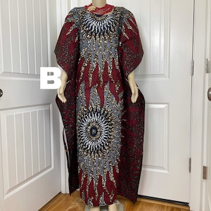 African women clothing/ African kaftan/ African boubou for weddings / African party dress/African dress /Abaya/Danshiki Dress/Boubou/Arike D