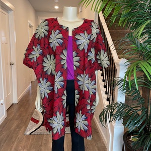 African Poncho/African Clothing For Women:/African Robe/Ankara Tops/Plus Size Women Clothing/One Size Fit All/ Ethnic Poncho