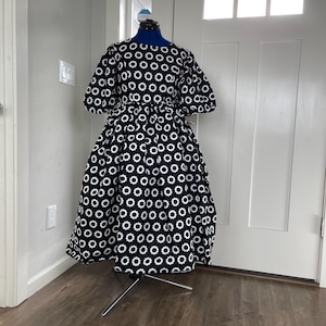 African Dress/Ankara Dress/African Prom Dress/African Clothing For Women/African Print Dress/Ankara Party Dress/Black and White Dress/BK01