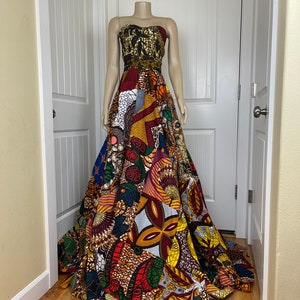 African women dress/ African lace dress for weddings/African peplum dress for engagements /Plus size african dressWP9010