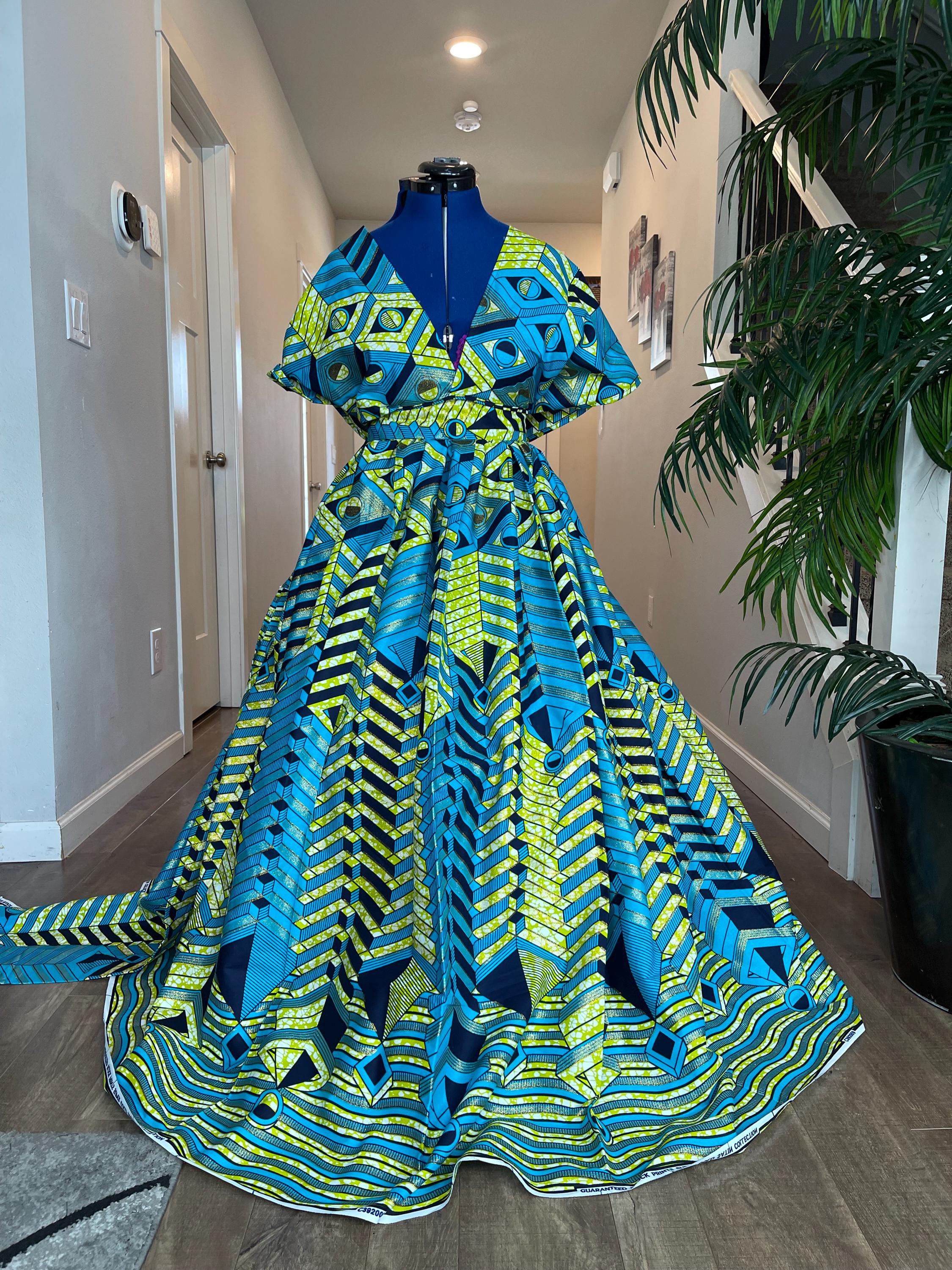 Flare Ankara Dress - Etsy Flare Ankara Dress - Etsy