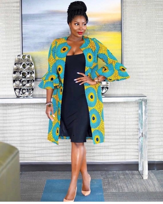 African print long jackets for ladies hotsell