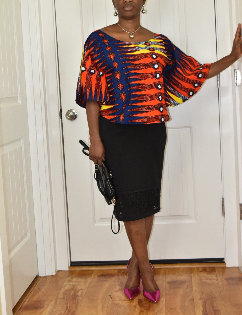 High low crop hot sale top