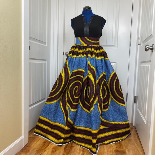 Ankara Maxi Skirt/ African Women Clothing/ African Women - Etsy