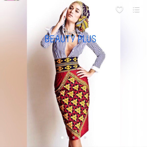 Ankara pencil skirt,African prints skirt,African fabric skirt,African clothing straight skirt,African wax skirt.