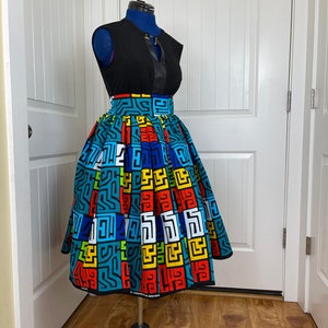 African midi skirt/Gift item skirt for mommy/African office skirt/Danshiki skirt/Thanksgiving skirt/Mommy and me skirt/Midi skirt/DR20