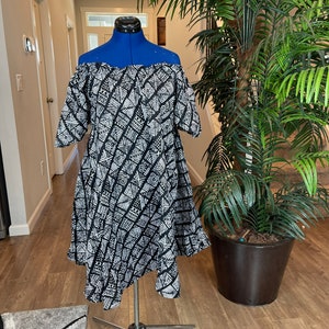 African Dress/Plus Size Dress/African Clothing For Women/Black Dress/Ankara Dress/