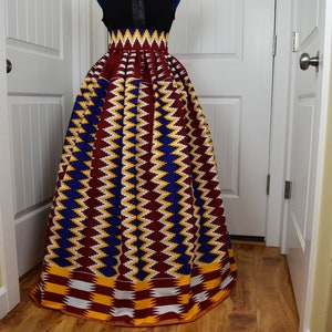 African clothing maxi skirt/ African women clothing/ Ankara maxi skirt/ African print skirt/ Ankara long skirt/African skirt/Afr