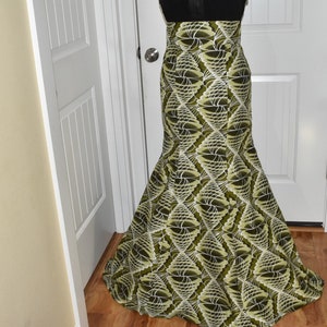 Kitenge Peplum Skirt Etsy