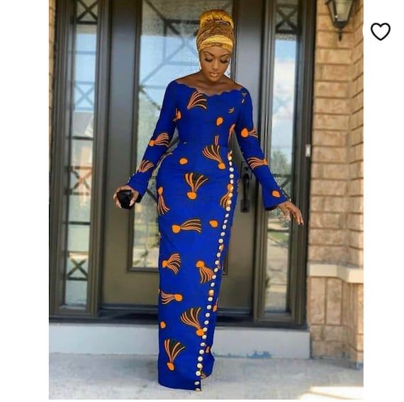african fitting dresses