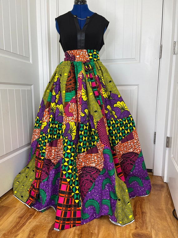 African Clothing Maxi Skirt/ African Women Clothing/ Ankara - Etsy