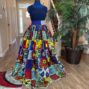 Full flare maxi skirt/ African full flare maxi skirt/African women plus size skirt/Skater skirt/Circle Skirt/Ankara skirt/long skirt/Boho sk