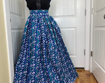 African skirt/ African women clothing/ Ankara maxi skirt/ African print skirt/ Ankara long skirt/Tiyin/