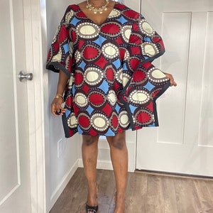 African Dress/Plus Size Dress/Dress/African Clothing/Ankara Dress/African Print Dress/Short Dress/Midi Dress/Kaftan/Readymade Ankara Dress