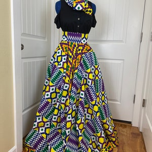 African Skirt/Ankara Skirt/African Clothing/Sheye Skirt