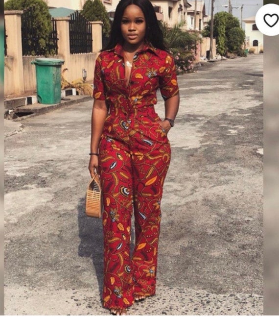 African women jumpsuit / African women clothing / African print jumpsuit /  Ankara jumpsuit/Women’s African jumpsuit /Jumpsuit/women’s af