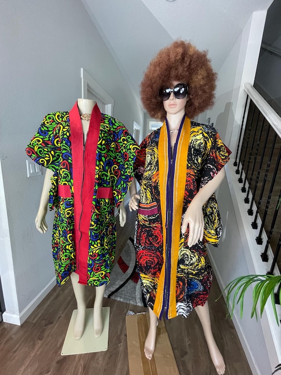 African Dress/short Ankara Dress /kimono Dress/boubou/african