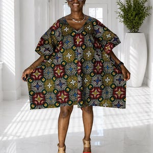 plus size african print formal dresses Dress SCH003374_GO_S