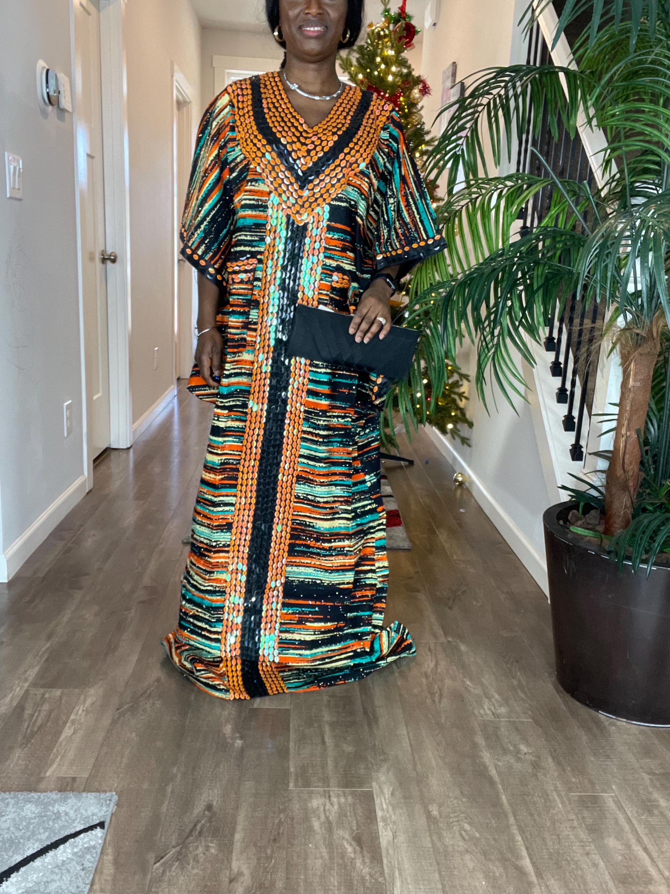 ＊*＊様 vintageアフリカンドレス アフリカンドレス/アンカラドレス/アフリカのウェディングドレス