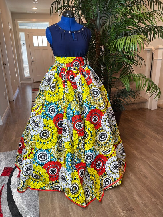 Long african skirts top