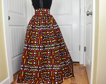 African Skirt/African Clothing For Women/Plus Size Skirt/Ankara Skirt/Gift For Her/Maxi Skirt/African Headwraps