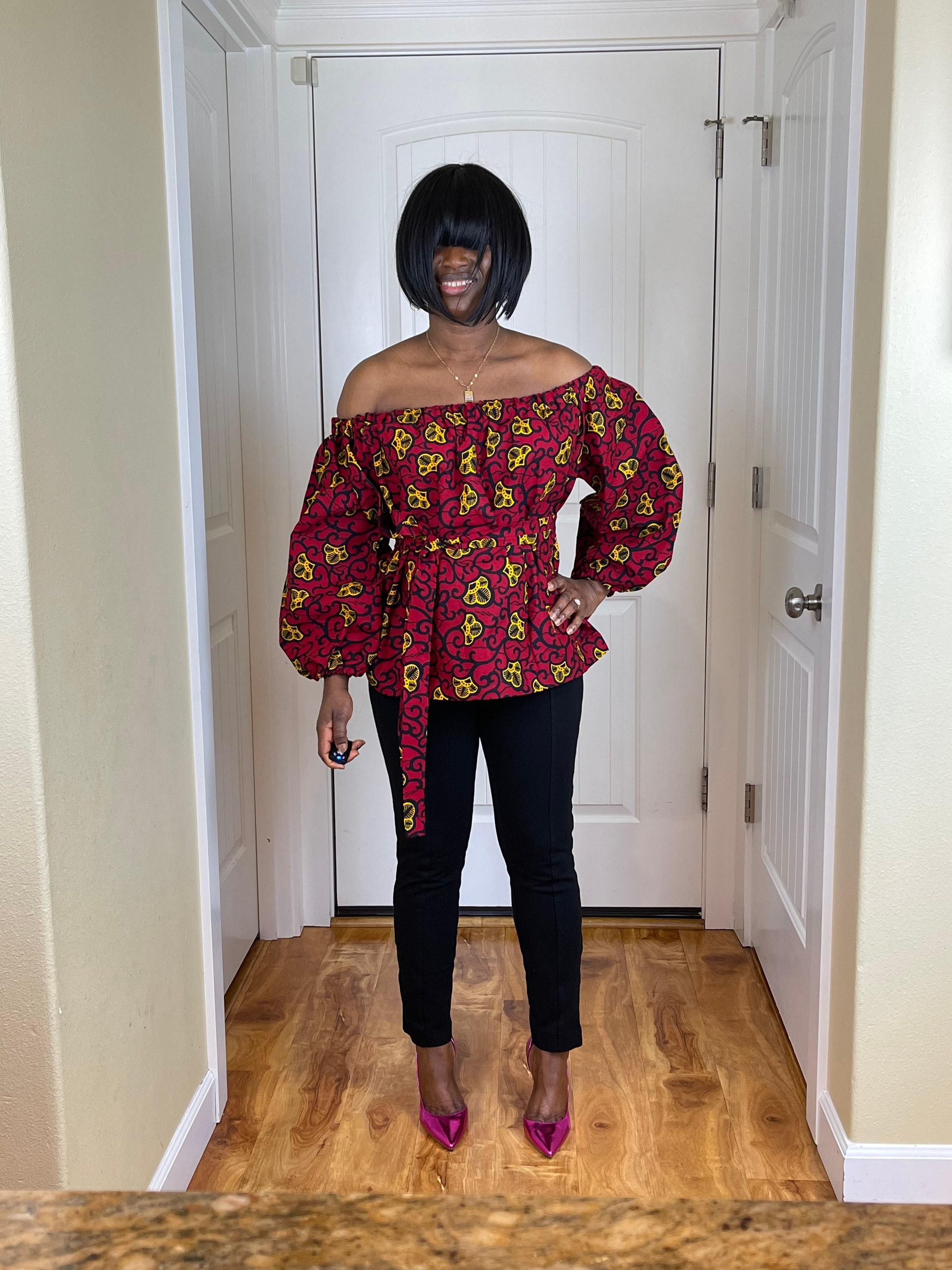 Blusas africanas best sale mujer