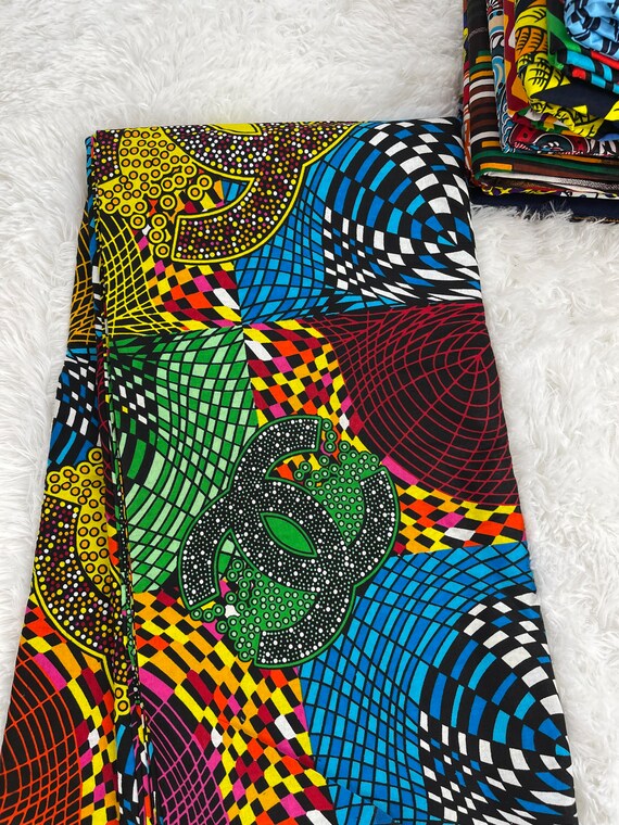 African Fabric /african Fabric by the Yard/ African Fabric for Etsy