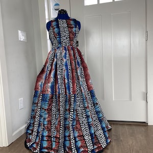 African Dress/Ankara Dress/African Prom Dress/African Clothing For Women/African Print Dress/Ankara Party Dress/African Sleeveless Dres/Mobo