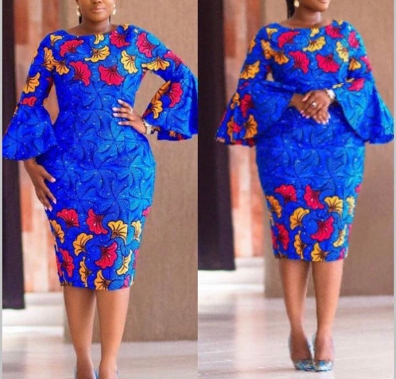 African Women Clothing African Women Plus Size Dress African Etsy